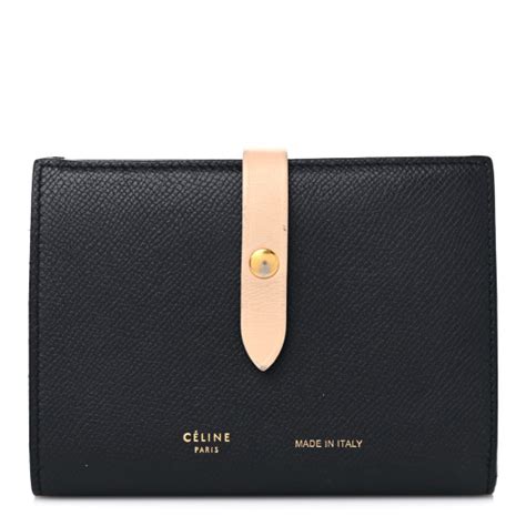 celine multifunction wallet medium|CELINE Grained Calfskin Medium Multifunction Strap Wallet .